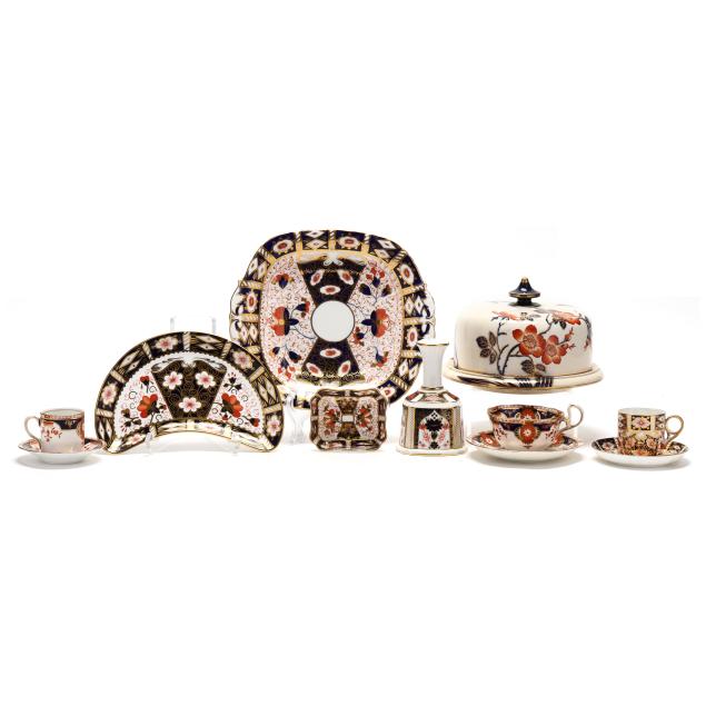 english-imari-porcelain-grouping-including-royal-crown-derby