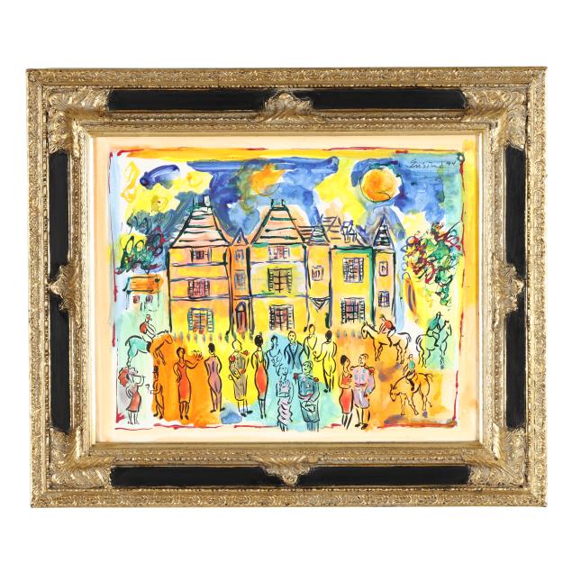 wayne-ensrud-american-b-1934-fauvist-style-painting-of-a-chateau
