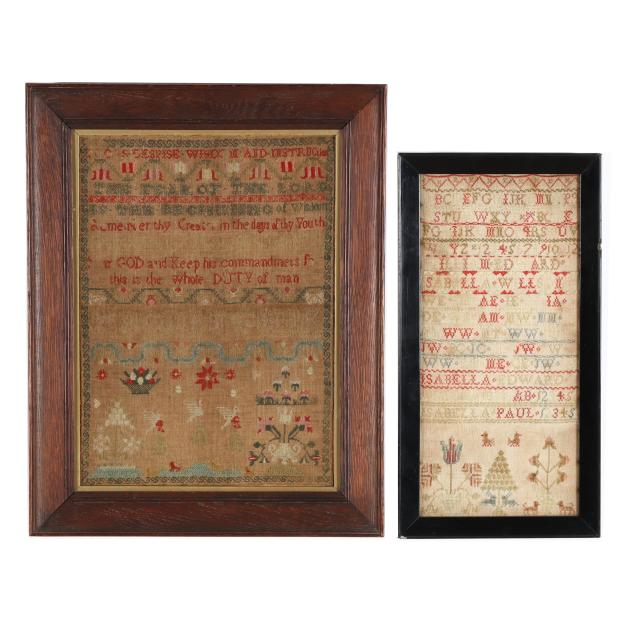 two-framed-19th-century-samplers