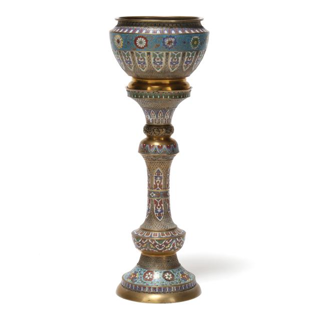 a-japanese-champleve-jardiniere-on-tall-floor-stand