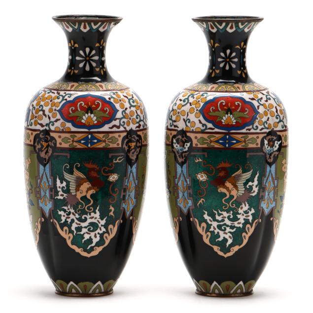 a-pair-of-tall-asian-cloisonne-vases