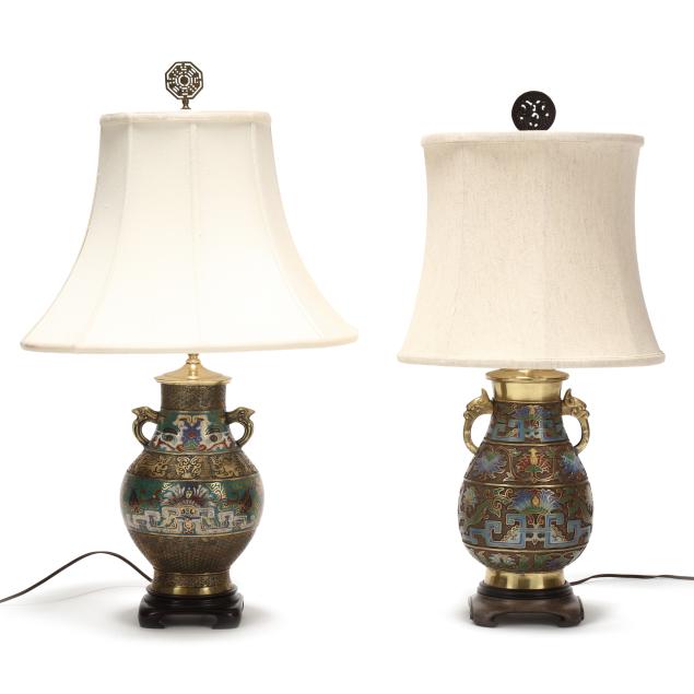 a-near-pair-of-asian-brass-champleve-table-lamps