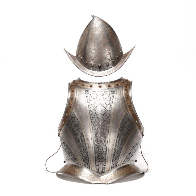 italian-16th-century-style-morion-cabasset-steel-helmet-and-breast-plate