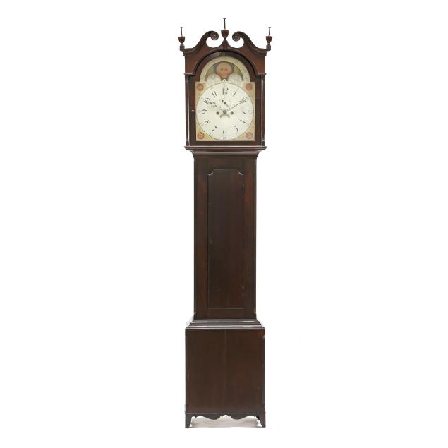 american-hepplewhite-cherry-tall-case-clock-philadelphia-family-provenance
