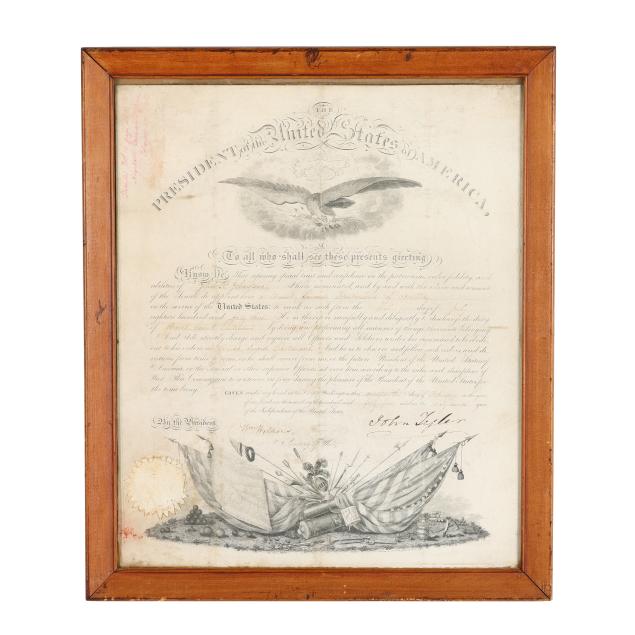 president-john-tyler-signed-military-commission