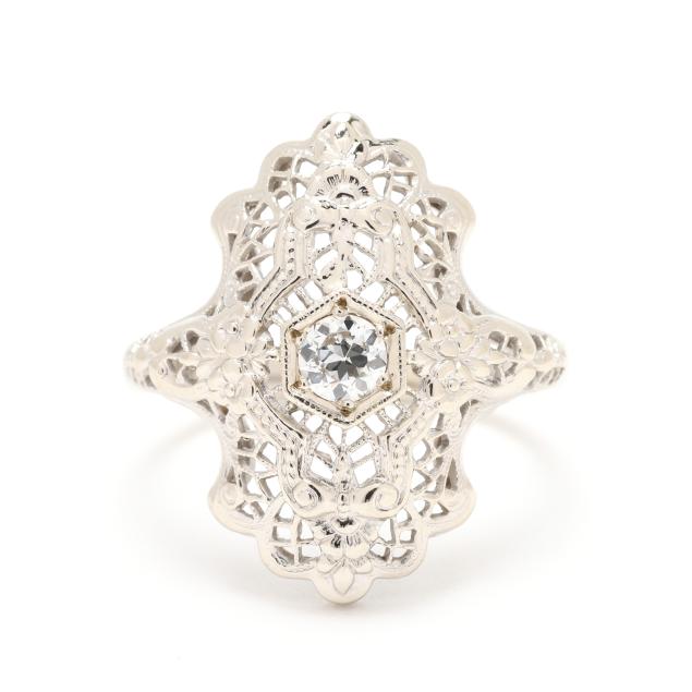 vintage-white-gold-and-diamond-ring