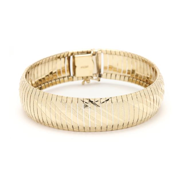 gold-omega-link-bracelet-h-w-burdick-co