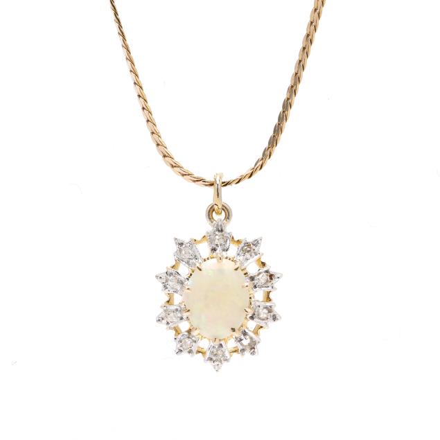gold-opal-and-diamond-pendant-necklace