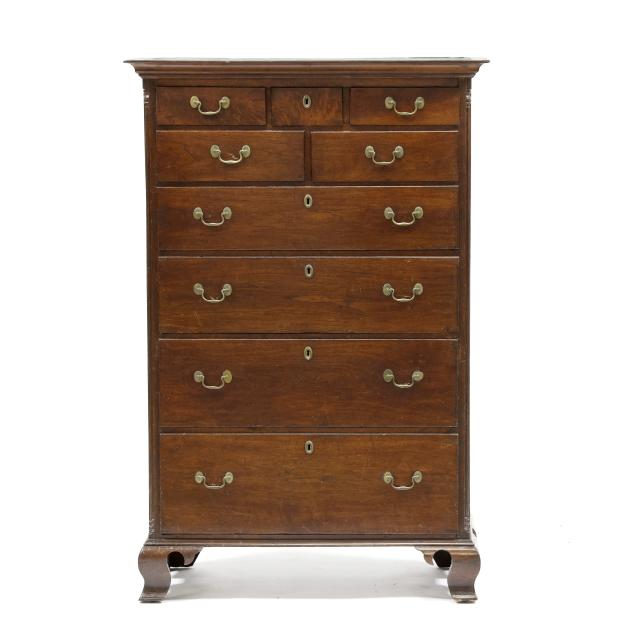 mid-atlantic-chippendale-walnut-tall-chest-of-drawers