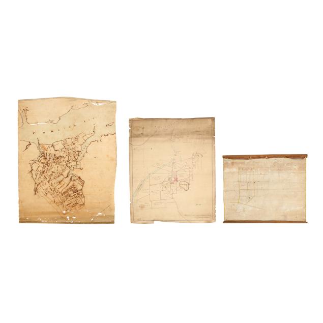 three-antique-plats-in-manuscript-showing-eastern-north-carolina-locales