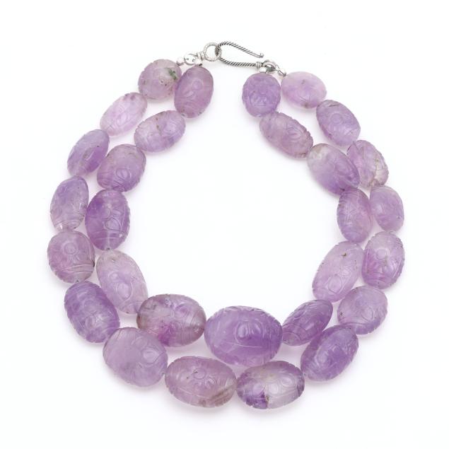 carved-amethyst-bead-necklace