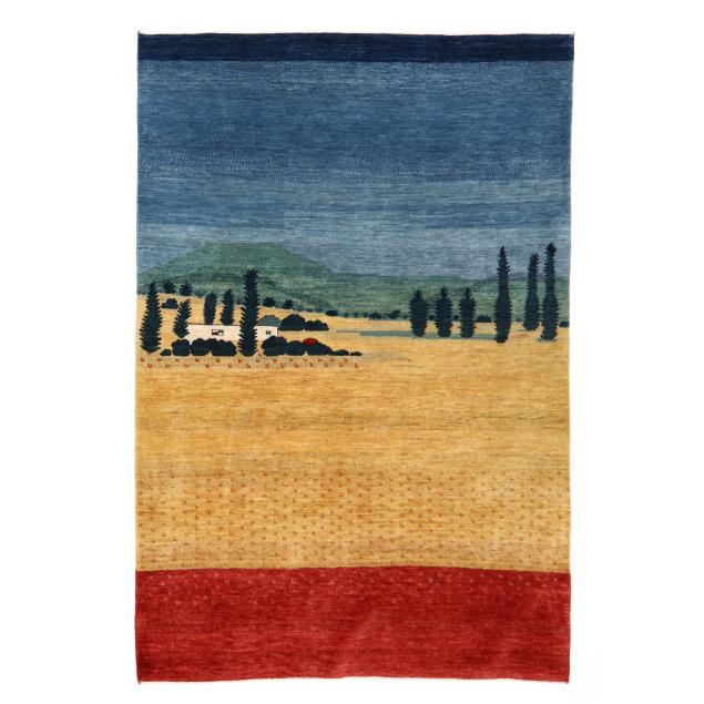 hand-knotted-landscape-area-rug