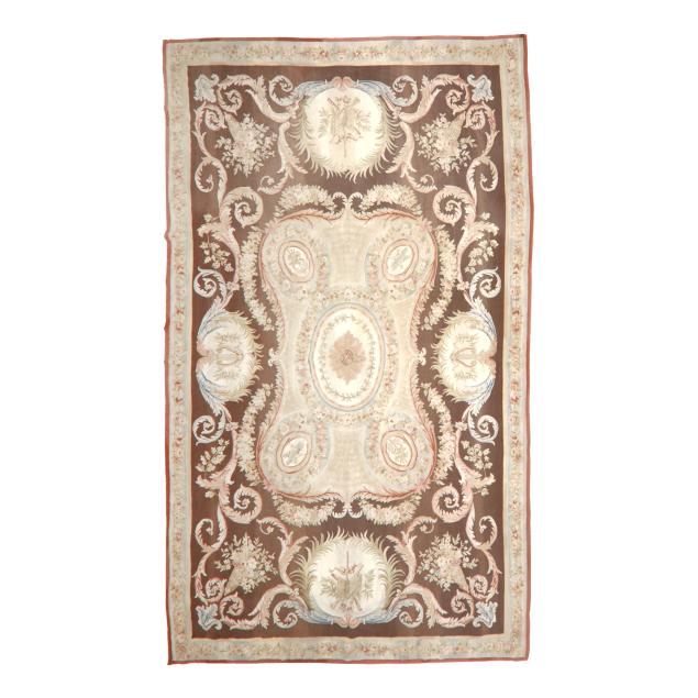 large-room-size-savonnerie-flat-weave-carpet