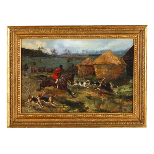 helena-a-wright-british-19th-20th-century-huntsman-and-foxhounds
