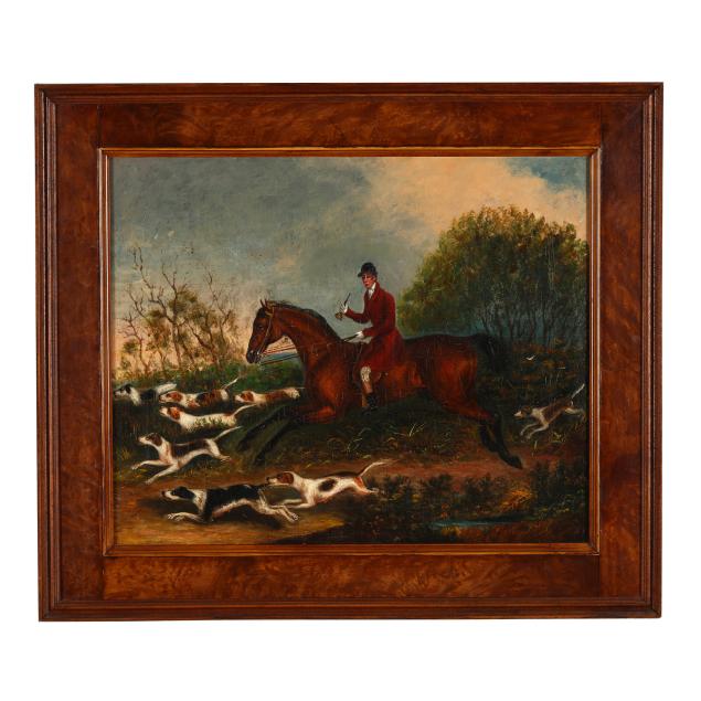 english-school-19th-century-huntsman-with-foxhounds