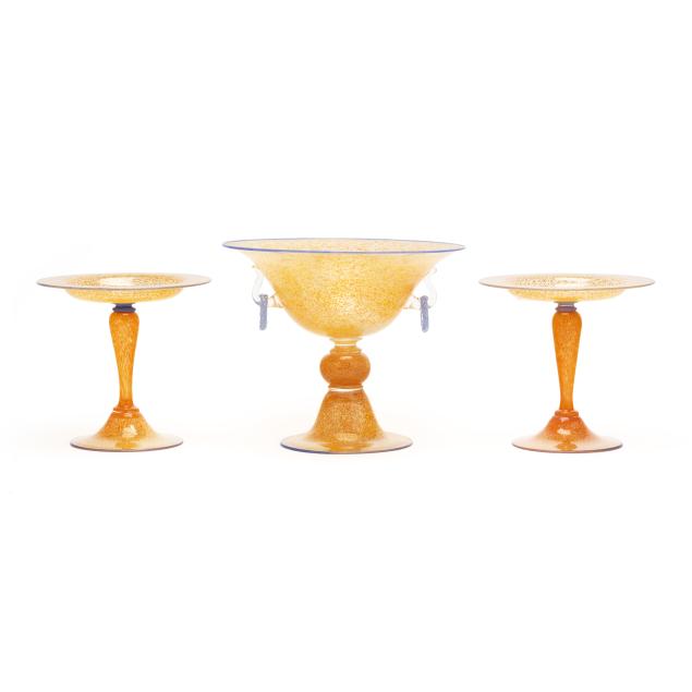 rare-steuben-i-orange-cintra-i-three-piece-garniture