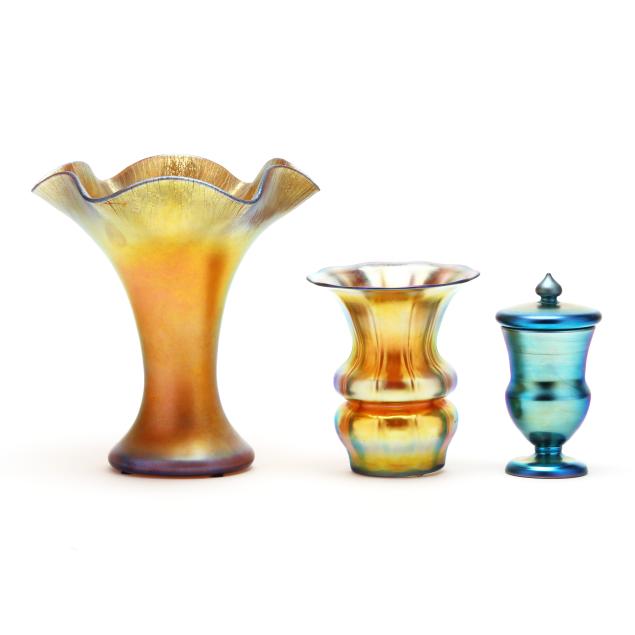 steuben-three-pieces-of-i-aurene-i-glass