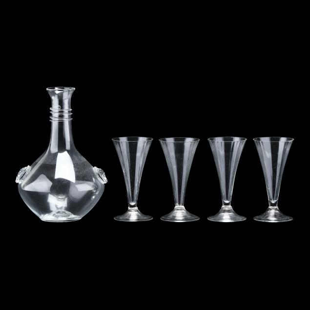 juliska-glass-carafe-and-four-glasses