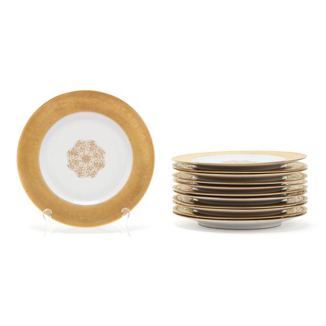 heinrich-co-set-of-twelve-gold-encrusted-bavarian-chargers