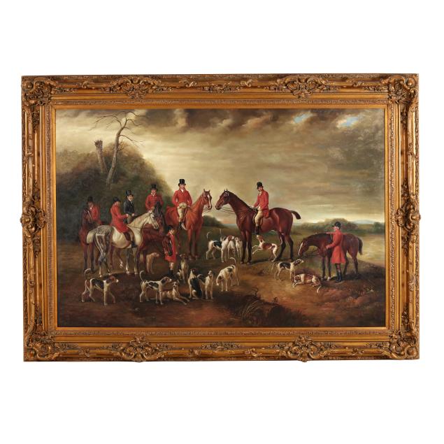 an-impressively-large-decorative-painting-of-a-fox-hunt