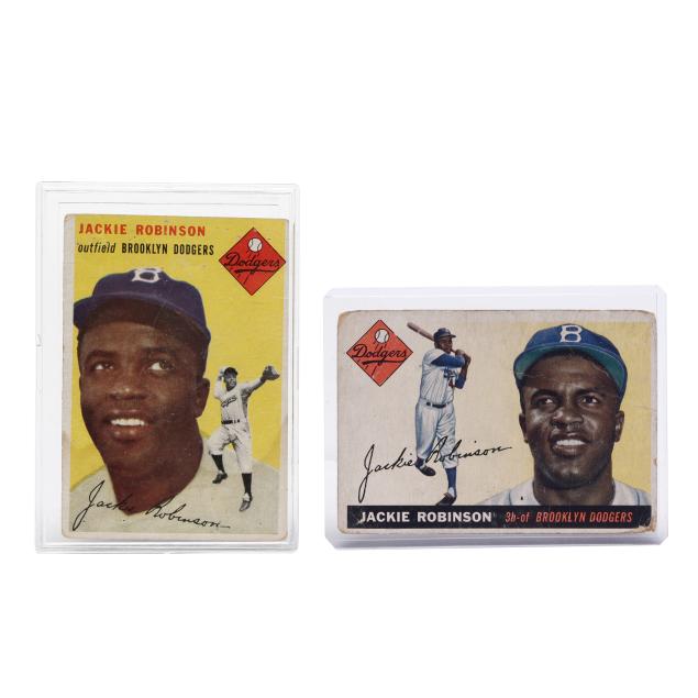 1954-and-1956-topps-jackie-robinson-baseball-cards