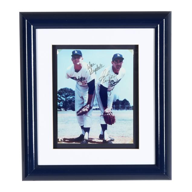 don-drysdale-and-sandy-koufax-signed-photograph