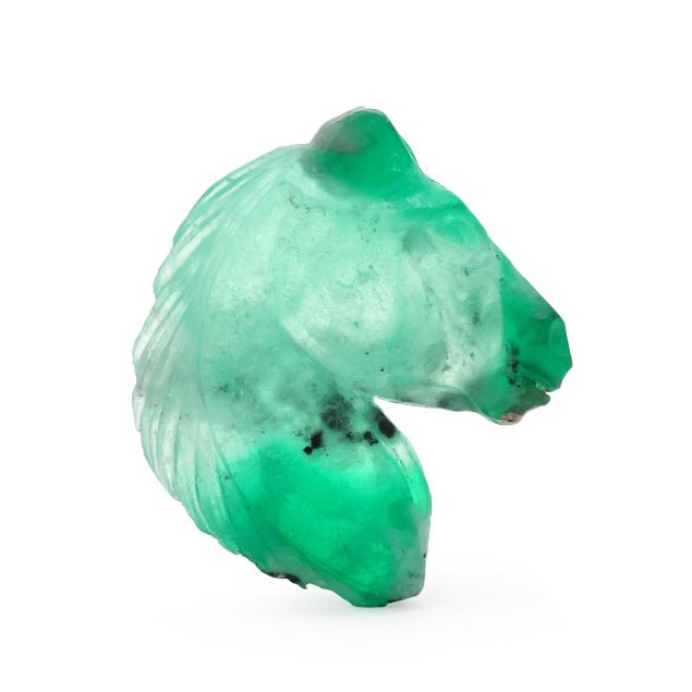 loose-carved-emerald-horse-head