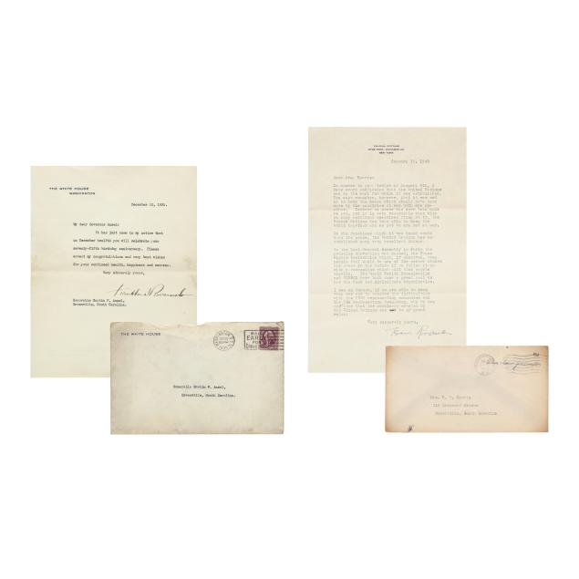 franklin-and-eleanor-roosevelt-two-typed-letters-signed