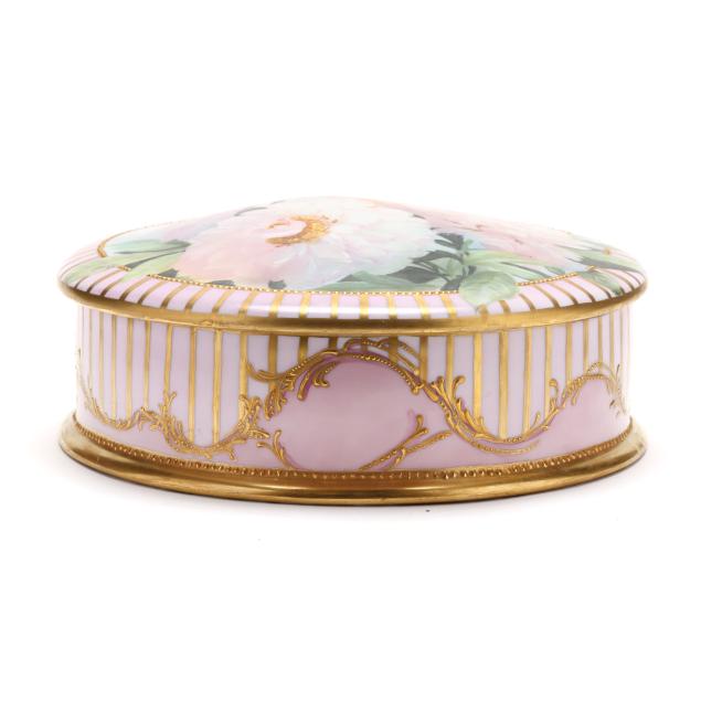edith-cannon-american-1933-2021-pink-peonies-on-limoges-porcelain-box