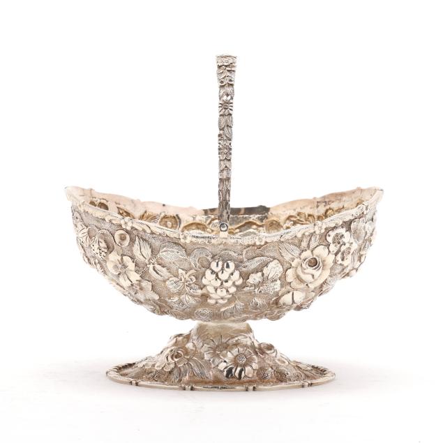 the-loring-andrews-co-repousse-sterling-silver-sugar-basket