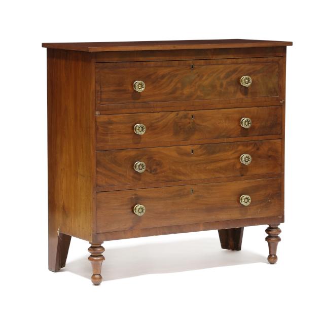 mid-atlantic-late-federal-mahogany-chest-of-drawers