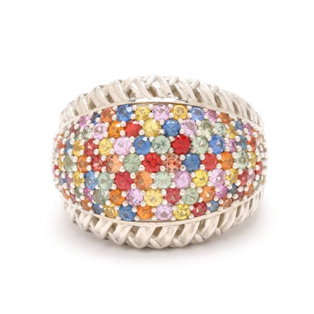 silver-and-multi-color-sapphire-ring-slane-slane