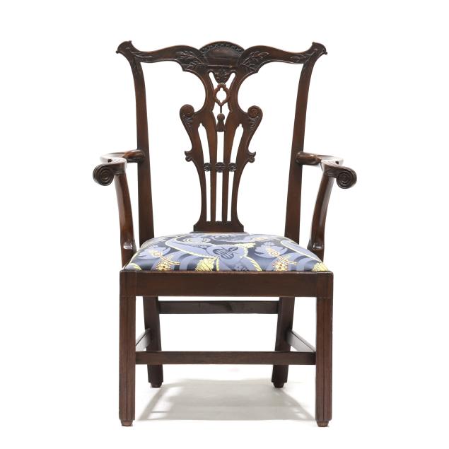 irish-george-iii-carved-mahogany-armchair