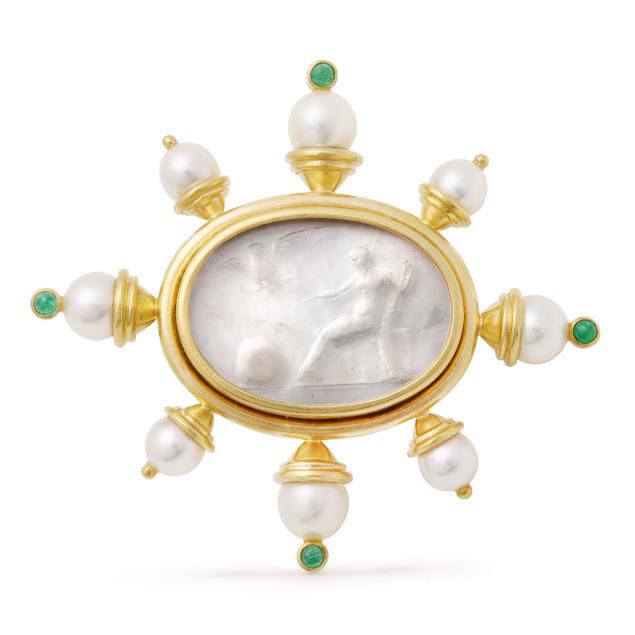 gold-venetian-glass-pearl-and-emerald-brooch-elizabeth-locke