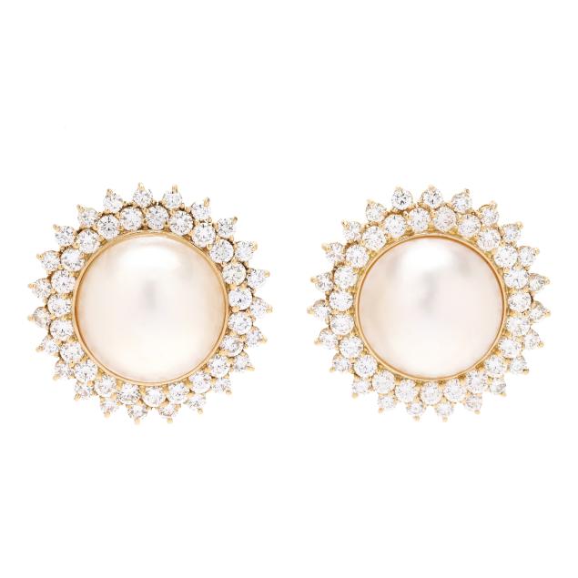 gold-mabe-pearl-and-diamond-earrings