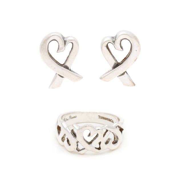 silver-heart-ribbon-ring-and-earrings-paloma-picasso-for-tiffany-co