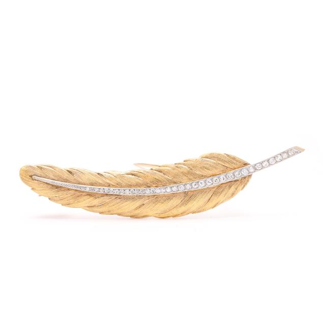 gold-platinum-and-diamond-feather-motif-brooch
