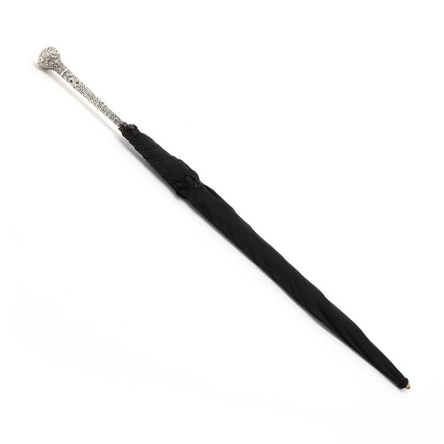 american-repousse-sterling-silver-handled-parasol