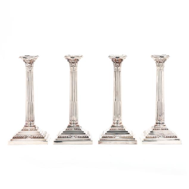 set-of-four-english-silver-plated-columnar-candlesticks-mark-of-james-dixon-sons