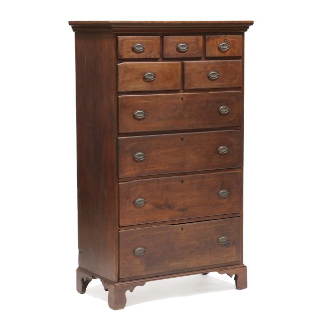 southern-federal-inlaid-walnut-tall-chest-of-drawers