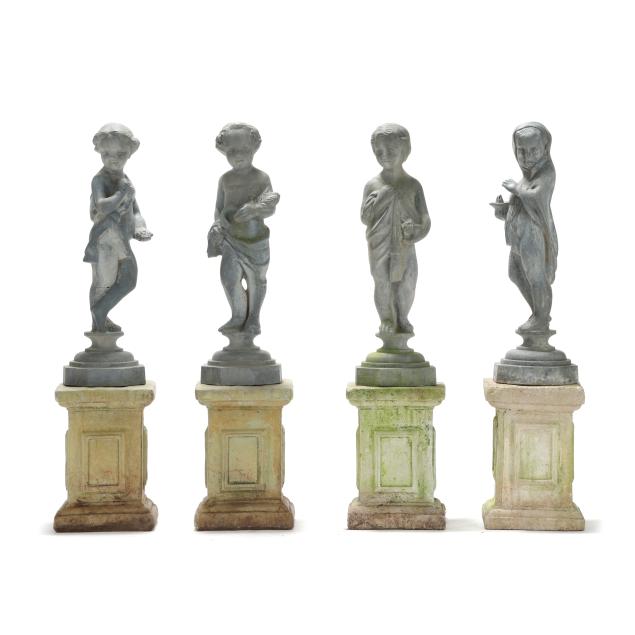 four-neoclassical-style-lead-garden-putti-statues-of-the-four-seasons