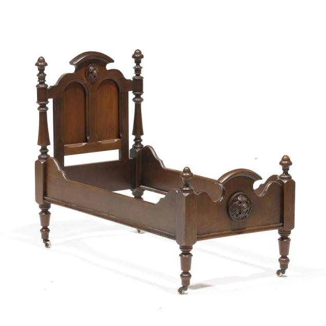 victorian-walnut-doll-s-bed