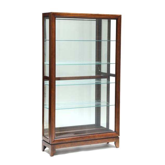 contemporary-cherry-display-cabinet
