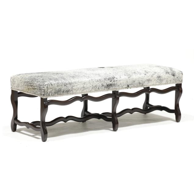 ralph-lauren-hide-upholstered-bench