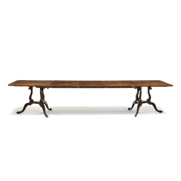 regency-style-banded-mahogany-double-pedestal-dining-table