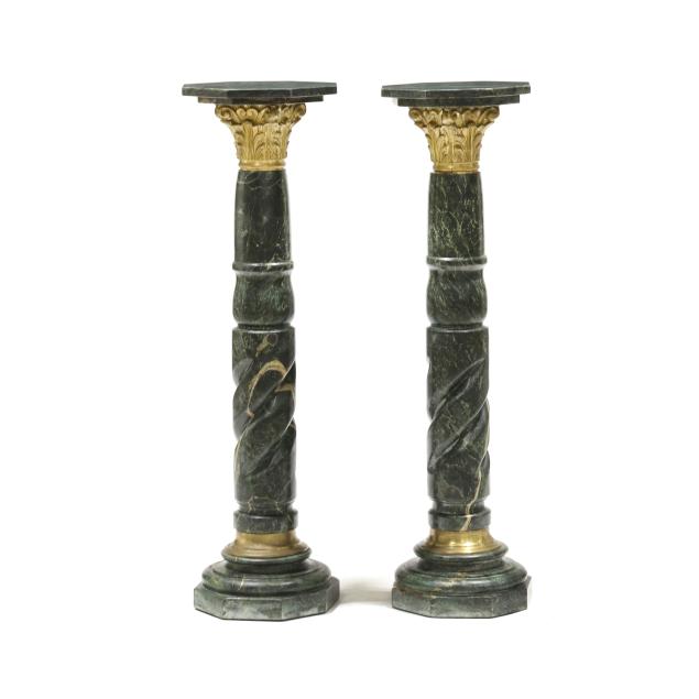 pair-of-marble-and-brass-pedestals