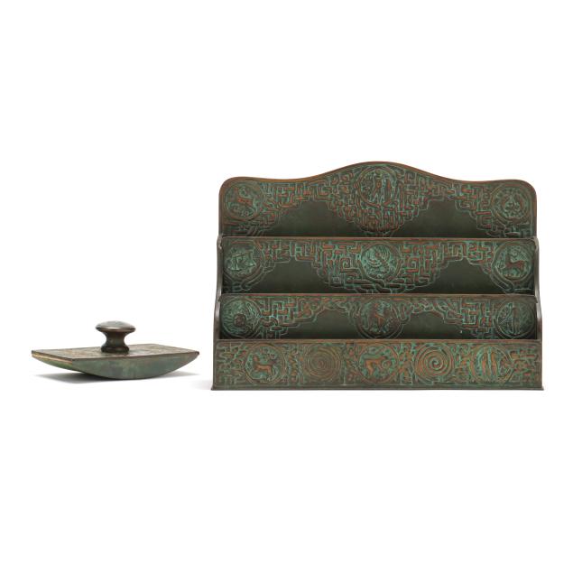 tiffany-studios-i-zodiac-i-paper-rack-and-rocker-blotter