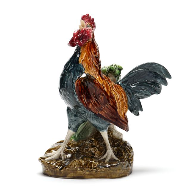 choisy-le-roi-majolica-rooster-vase