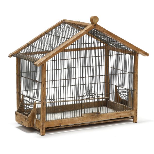antique-primitive-architectural-wire-framed-birdcage