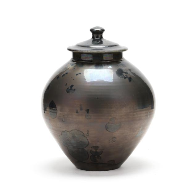 phil-morgan-seagrove-nc-crystalline-covered-jar